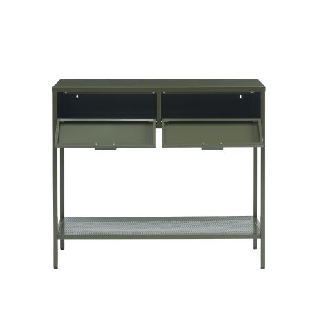 Console PANTONEmétal vert olive foncé 100cm