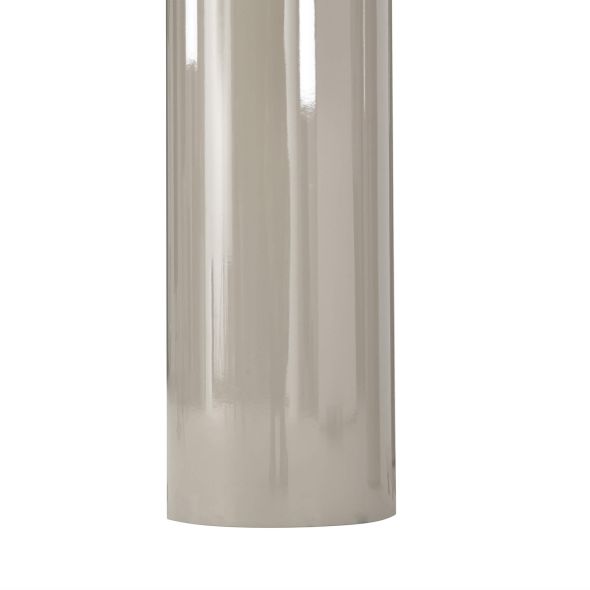 Table de séjour ronde NORI laquée brillante beige 120cm