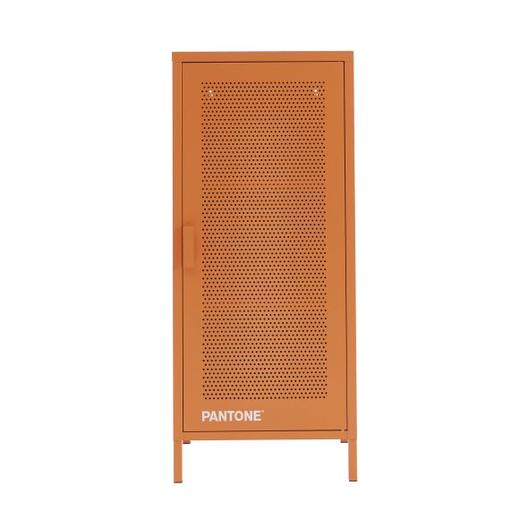 Caisson de bureau PANTONE métal orange h105cm