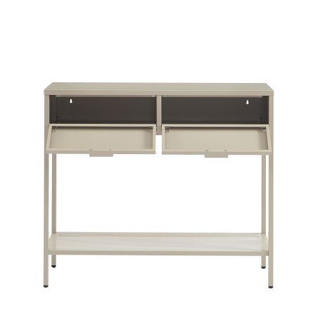 Console PANTONE métal taupe 100cm