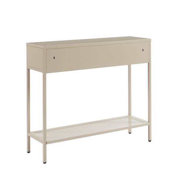 Console PANTONE métal taupe 100cm