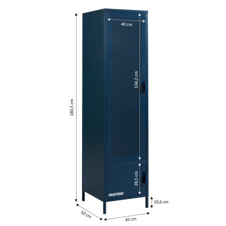 Vestiaire PANTONE métal bleu nuit h180cm