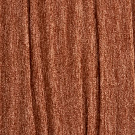 Canapé MARNI 3 places velours plissé épais terracotta