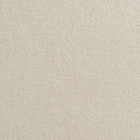Pouf PANTONE tissu chenille beige sable et pied métal pivotant