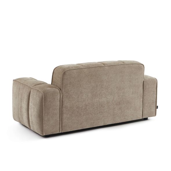 Canapé ALISTAIR 2 places tissu chenille beige