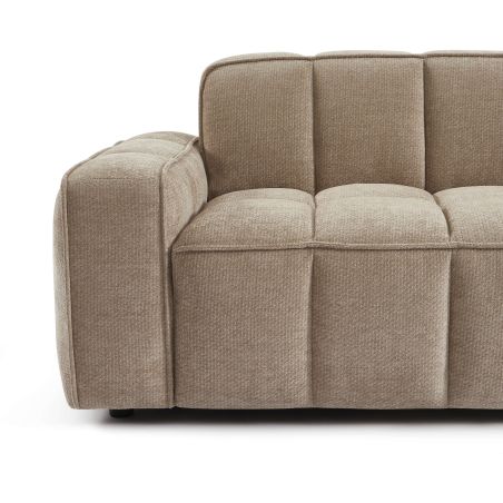 Canapé ALISTAIR 2 places tissu chenille beige
