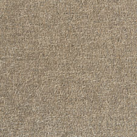 Canapé KURLY 3 places tissu chenille tramé beige