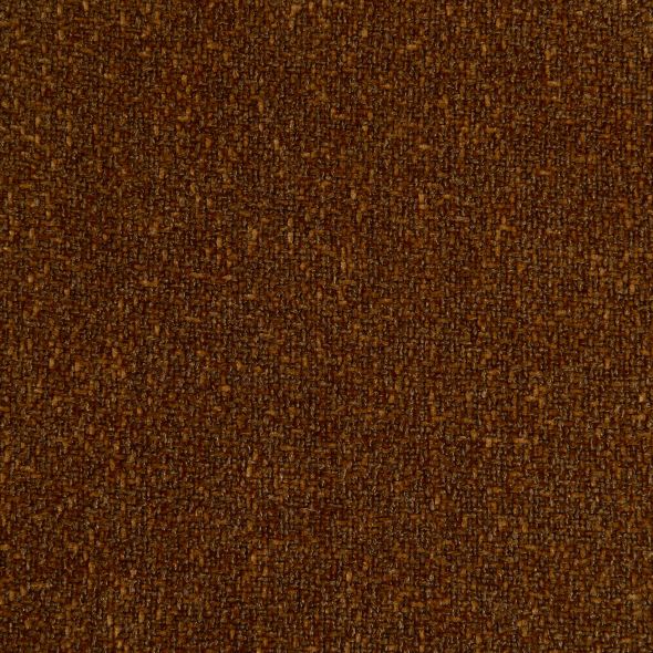 Canapé KURLY 3 places tissu chenille tramé marron