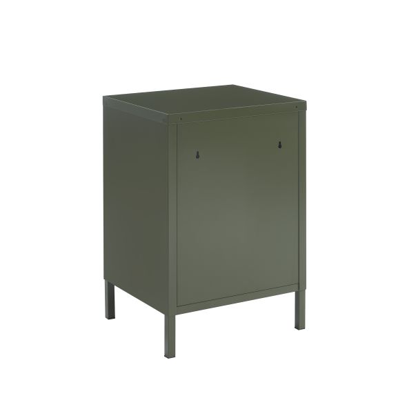 Table de chevet PANTONE métal vert olive