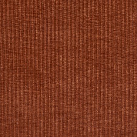 Canapé modulable JANIS 5 places velours terracotta