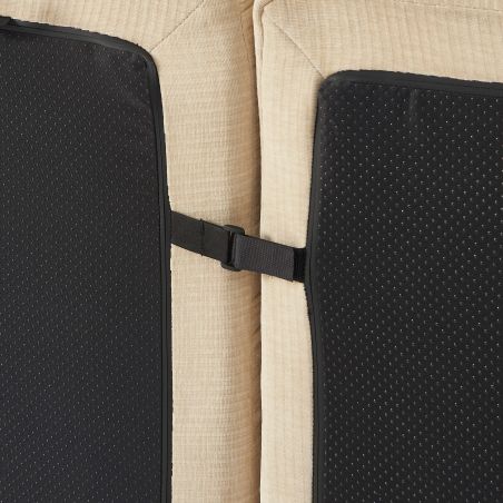 Canapé modulable JANIS 5 places velours beige