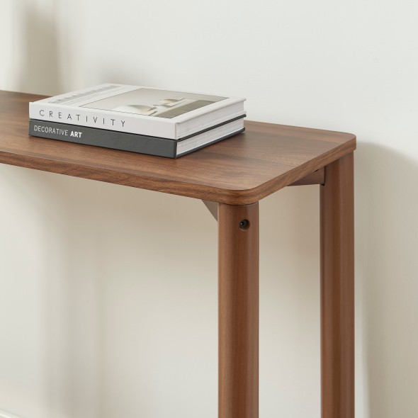 Console LYA effet noyer