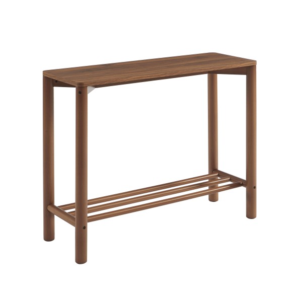 Console LYA effet noyer