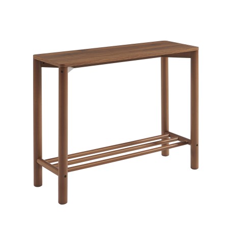 Console LYA effet noyer