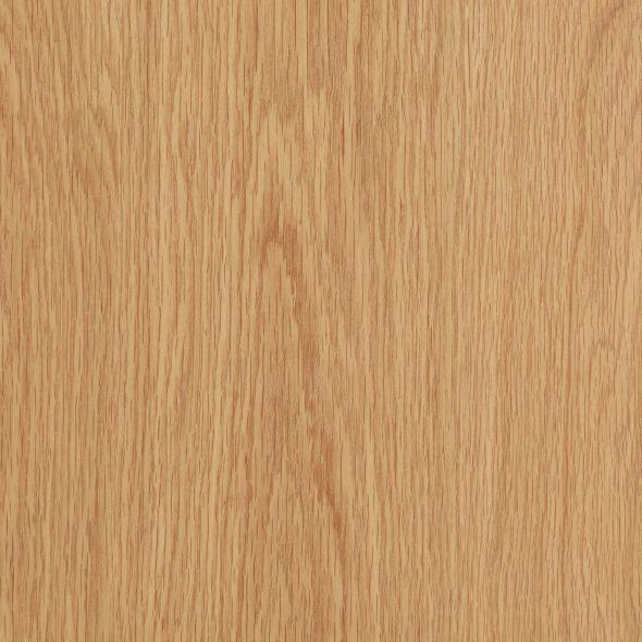 Table de séjour extensible MOON ronde placage chêne 120-200cm