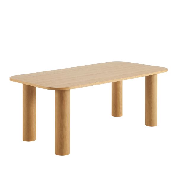 Table de séjour UKAA placage chêne 200cm