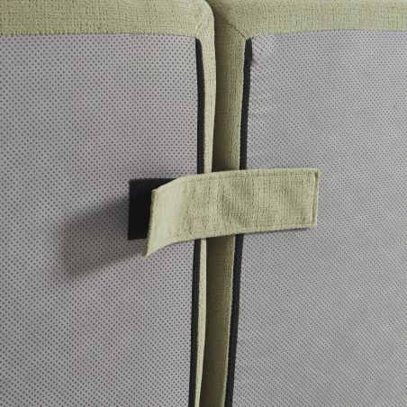 Chauffeuse PANTONE 1 place tissu vert amande