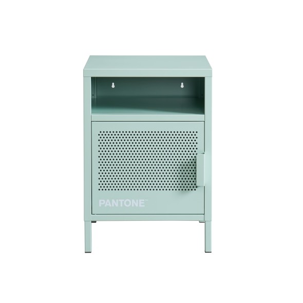 Table de chevet PANTONE métal vert menthe 40cm