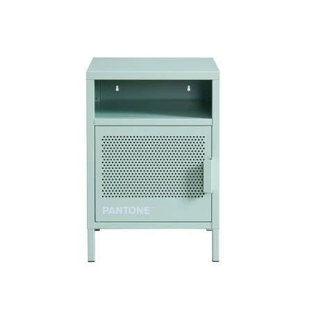 Table de chevet PANTONE métal vert menthe 40cm