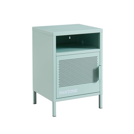 Table de chevet PANTONE métal vert menthe 40cm