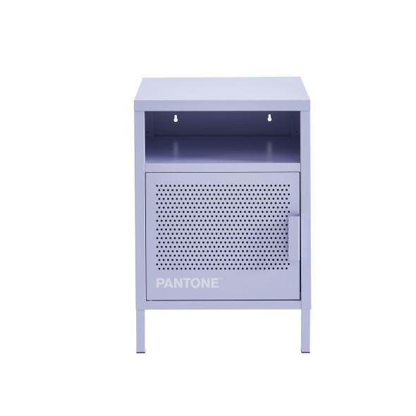 Table de chevet PANTONE métal lilas 40cm
