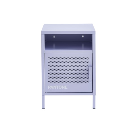 Table de chevet PANTONE métal lilas 40cm