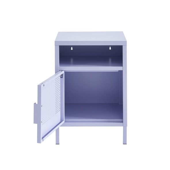 Table de chevet PANTONE métal lilas 40cm
