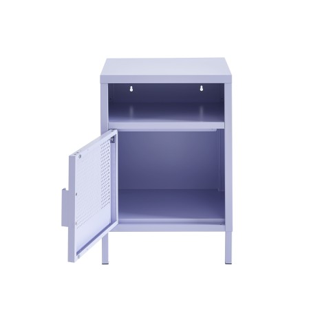 Table de chevet PANTONE métal lilas 40cm