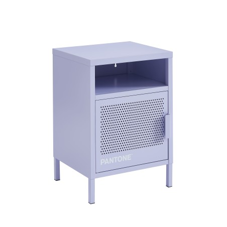 Table de chevet PANTONE métal lilas 40cm