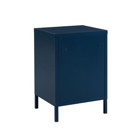 Table de chevet PANTONE métal bleu nuit 40cm