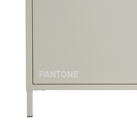 Meuble TV PANTONE métal beige sable 160cm