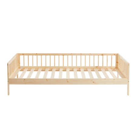 Lit enfant LOU pin massif 90x190 sommier inclus