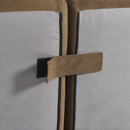 Chauffeuse PANTONE 1 place tissu marron