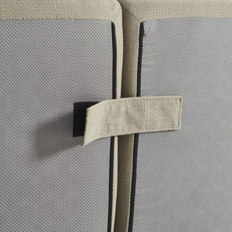 Chauffeuse PANTONE 1 place tissu taupe