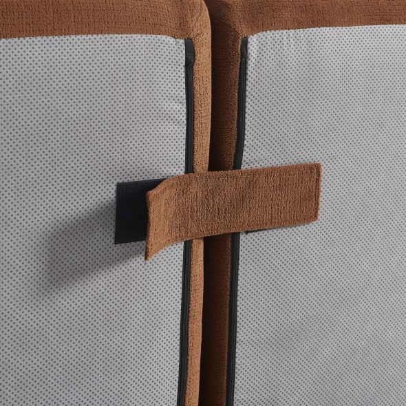 Chauffeuse PANTONE 1 place tissu terracotta