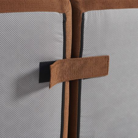 Chauffeuse PANTONE 1 place tissu terracotta