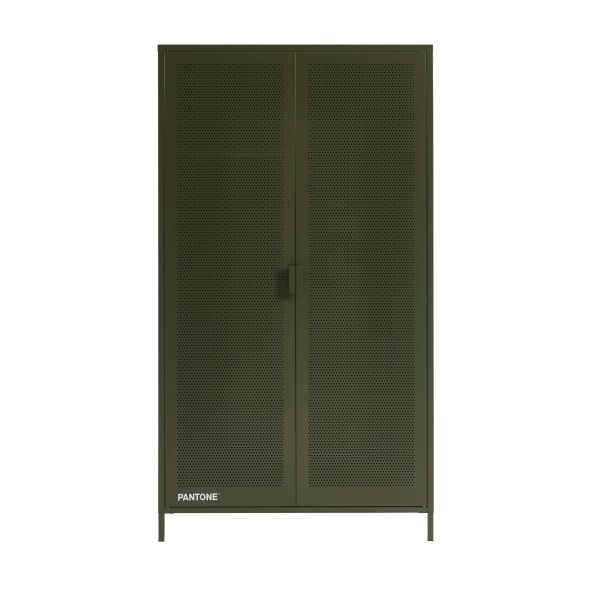 Armoire PANTONE métal vert olive 2 portes