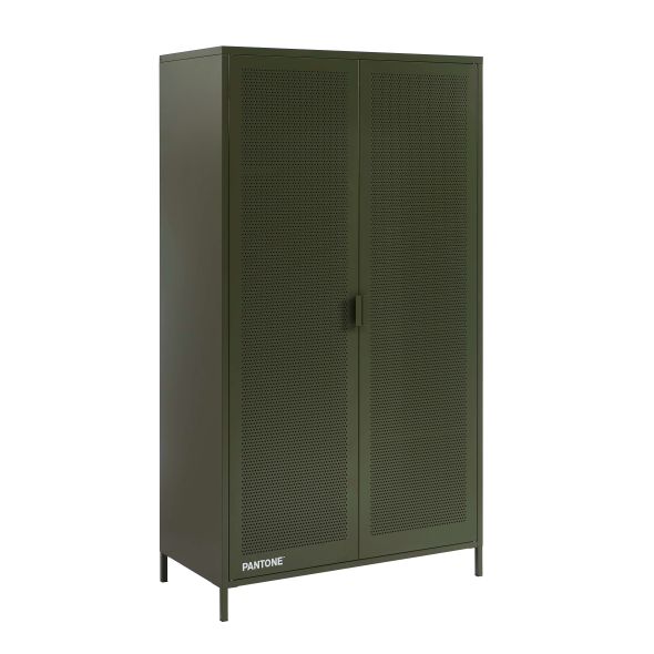 Armoire PANTONE métal vert olive 2 portes