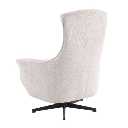 Fauteuil relax électrique rotatif COCHYRE 1 place tissu gris clair