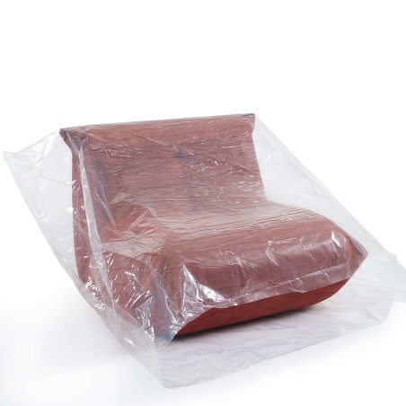Fauteuil compressé KAIDO 1 place en mousse et tissu terracotta