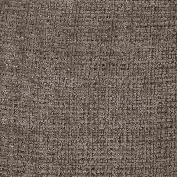 Canapé d'angle modulable ALENO 4 places tissu velours texturé marron