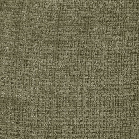 Canapé d'angle modulable ALENO 4 places tissu velours texturé vert