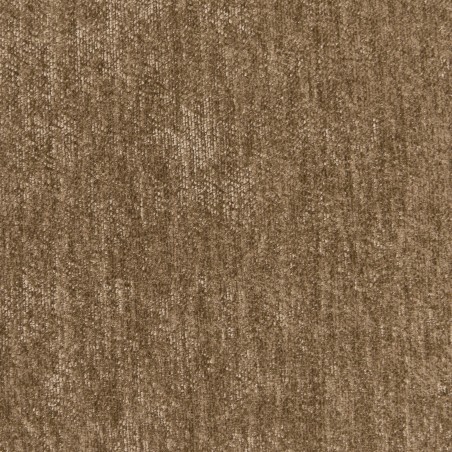 Canapé droit convertible LIVIO 3 places tissu marron