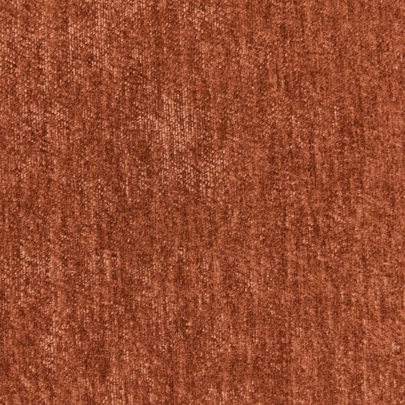 Canapé droit convertible LIVIO 3 places tissu terracotta