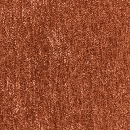 Canapé droit convertible LIVIO 3 places tissu terracotta