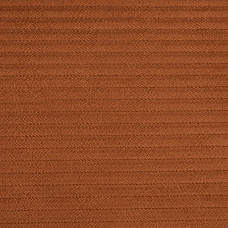 Canapé droit convertible 3 places SOLINE velours côtelé terracotta