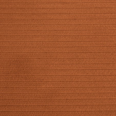 Canapé d'angle convertible et réversible 4 places SOLINE velours côtelé terracotta