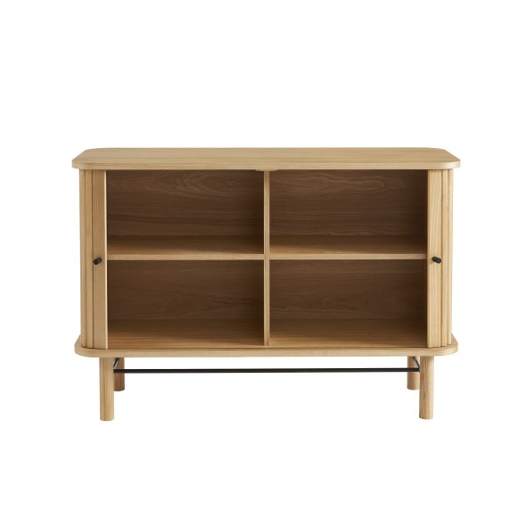 Buffet ERNEST frêne portes tambour 110cm