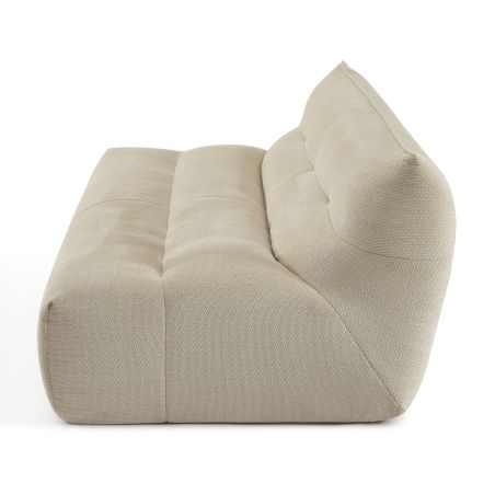 Banquette PANTONE 2 places tissu beige