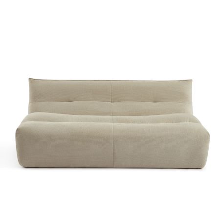 Banquette PANTONE 2 places tissu beige